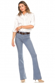 Lois Jeans |  High rise flared jeans L34 Raval | blue  | Picture 2