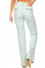 Lois Jeans |  High retro flare jeans Riley L34 | light blue  | Picture 7