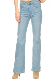 Lois Jeans |  High retro flare jeans Riley L34 | blue  | Picture 4