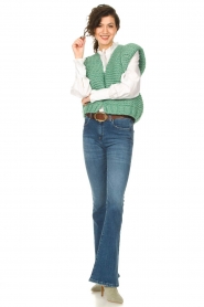 Lois Jeans |  High rise flared jeans L32 Raval | dark blue  | Picture 3