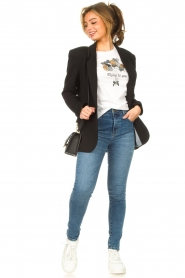 Lois Jeans |  High rise skinny jeans L34 Celia | blue  | Picture 2
