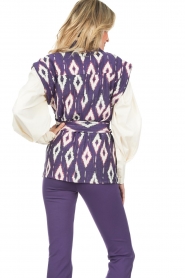 Aaiko |  Reversible waistcoat Melissa | purple  | Picture 7