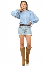 Lois Jeans :  Denim shorts Sandra | blue - img4
