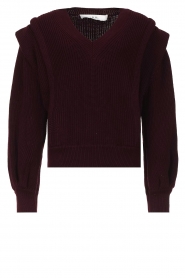 IRO |  Sweater with shoulder details Lore | bordeaux   | Picture 1