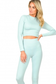 Lune Active |  Cropped sports top Polly | blue  | Picture 4