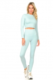 Lune Active |  Sport crop top Polly | blue  | Picture 3
