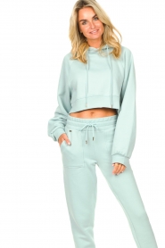 Lune Active |  Cropped hoodie Katie | blue  | Picture 6