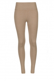 Lune Active |  Ribbed sports leggings Luna | beige  | Picture 1