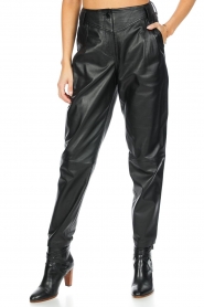 STUDIO AR |  Leather pants Ime | black   | Picture 4