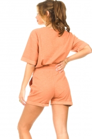 Lune Active |  Top with sleeve detail Fenna | Orange  | Picture 8
