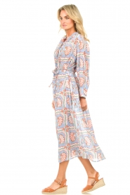 Antik Batik | Maxi-jurk met print Hupa | blauw   | Afbeelding 6