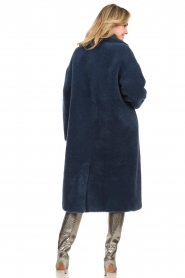 STUDIO AR :  Reversible teddy coat Florance | blue  - img6