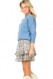 Les Favorites |  Knitted sweater Sabrina | blue  | Picture 6