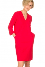D-ETOILES CASIOPE |  Stretch dress Nya | red  | Picture 2