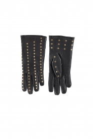 Ibana |  Leather gloves with studs Andy | black  | Picture 1