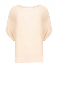 Knit-ted |  Sweater with batwing sleeves Diza | beige