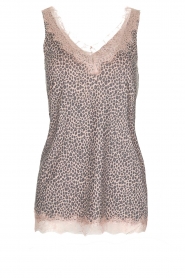 Rosemunde |  Top with lace Janna | animal print  | Picture 1