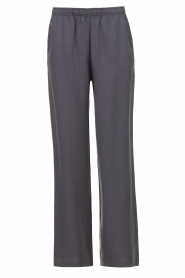 Knit-ted |  Loose straight fit trousers Marloes | blue  | Picture 1