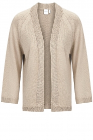 Knit-ted |  Knitted cardigan Angelica | beige  | Picture 1