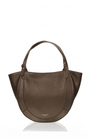  Leather schoulderbag Luce | black