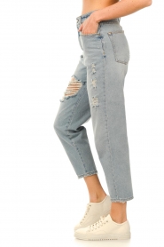 Twinset |  Destroyed carrot fit jeans Maddy | blue  | Picture 5