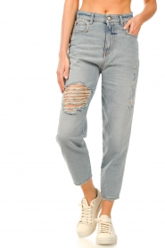 Twinset |  Destroyed carrot fit jeans Maddy | blue  | Picture 4