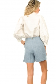 Twinset |  Linnen shorts Alia | blue  | Picture 7