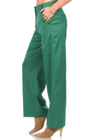 Second Female |  Wide leg trousers Kaleem | green  | Picture 5