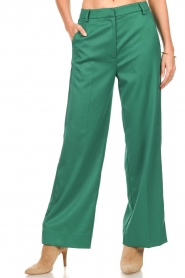 Second Female |  Wide leg trousers Kaleem | green  | Picture 4