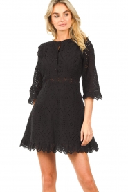 Twinset |  Broderie dress Faye | black  | Picture 6