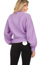 Second Female |  Knitted mohair sweater Brookline | purple  | Picture 10