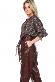 ba&sh |  Printed blouse Tadi | bordeaux   | Picture 6