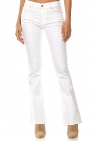 7 For All Mankind :  Bootcut jeans Tailorless | white - img5