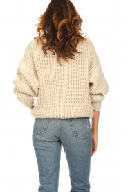 Be Pure :  Chunky knitted sweater Elza | natural - img8