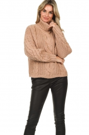 Be Pure |  Chunky knitted sweater Elza | camel  | Picture 2