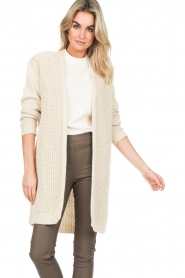 Be Pure :  Knitted cardigan Elza | natural - img4