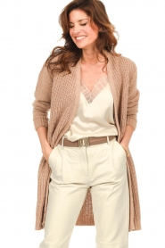 Be Pure |  Detailed cardigan Elza | camel  | Picture 2