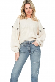 Be Pure :  Knitted sweater Freddo | beige - img2