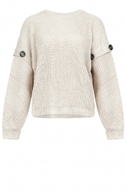 Be Pure |  Knitted sweater Freddo | beige  | Picture 1