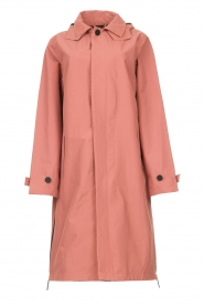  PET-bottle rain coat Mac | pink