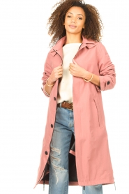 Maium |  PET-bottle rain coat Mac | pink  | Picture 4