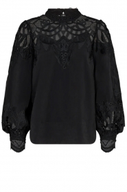  Top with embroidery details Madelyn | black