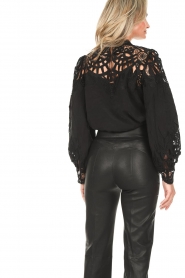 Copenhagen Muse |  Top with embroidery details Madelyn | black  | Picture 7
