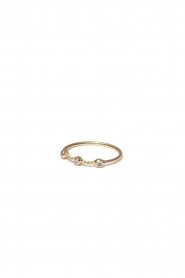 Dante 6 | 18k gold plated ring with Zirconia stones Soins | gold