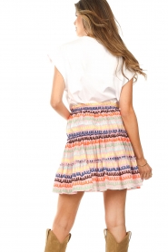 Silvian Heach :  Skirt with wavy print Corioce | multi - img7