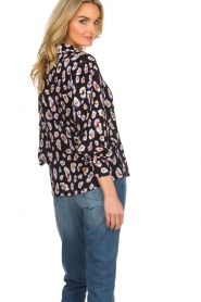 Aaiko |  Blouse with coloured panther print Amaia | multi  | Picture 5
