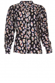 Aaiko |  Blouse with coloured panther print Amaia | multi  | Picture 1