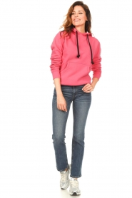 Blaumax |  Hoodie with pull cords Harlem | pink  | Picture 3
