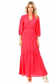 Dante 6 |  Maxi dress with split Nince | pink  | Picture 2