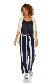 Aaiko |  Striped trousers Calida | blue  | Picture 3